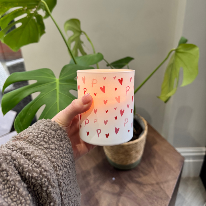 Heart Candle Jar