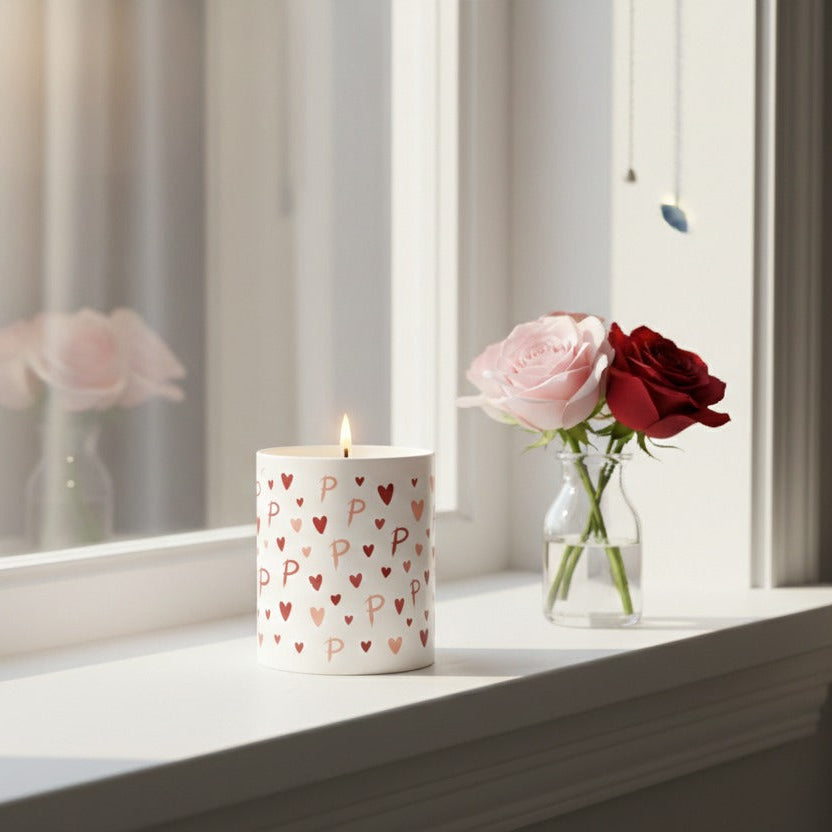Heart Candle Jar