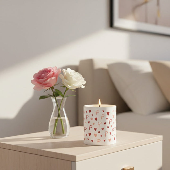 Heart Candle Jar
